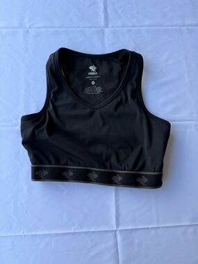Rabbit Black Sports Bra Size Small Running Athletic Racerback Pocket Back